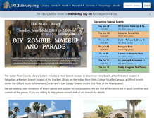 Tablet Screenshot of irclibrary.org